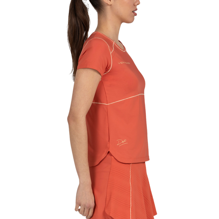 T-shirt Bullpadel Replica Delfi Brea 26V Orange Femme - Esprit Padel Shop