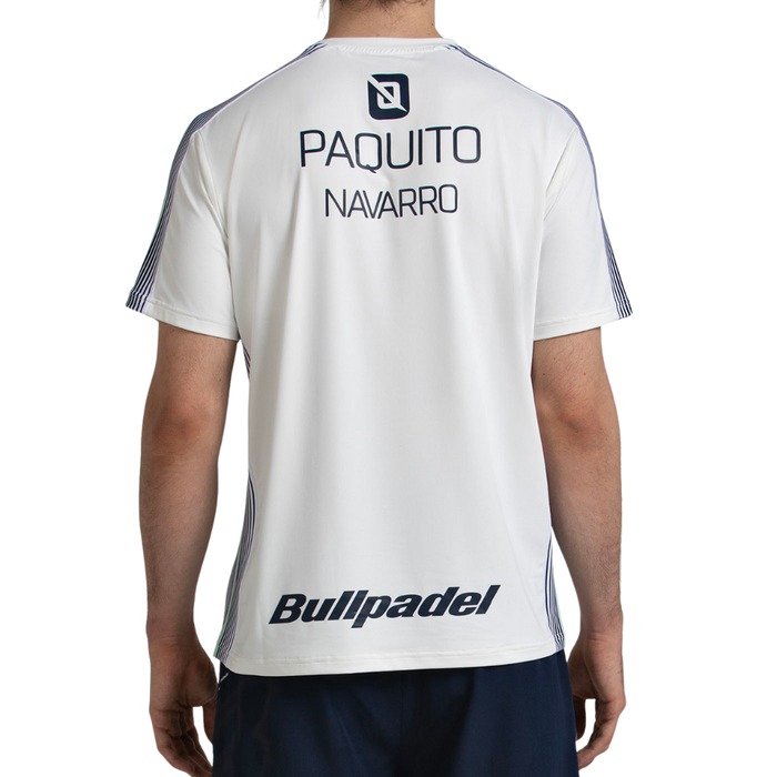 T-shirt Bullpadel Replica Paquito 26V Blanc - Esprit Padel Shop
