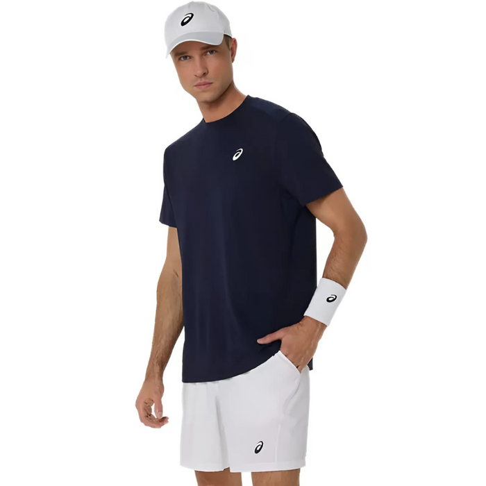 T-shirt Asics Court Bleu Marine - Esprit Padel Shop
