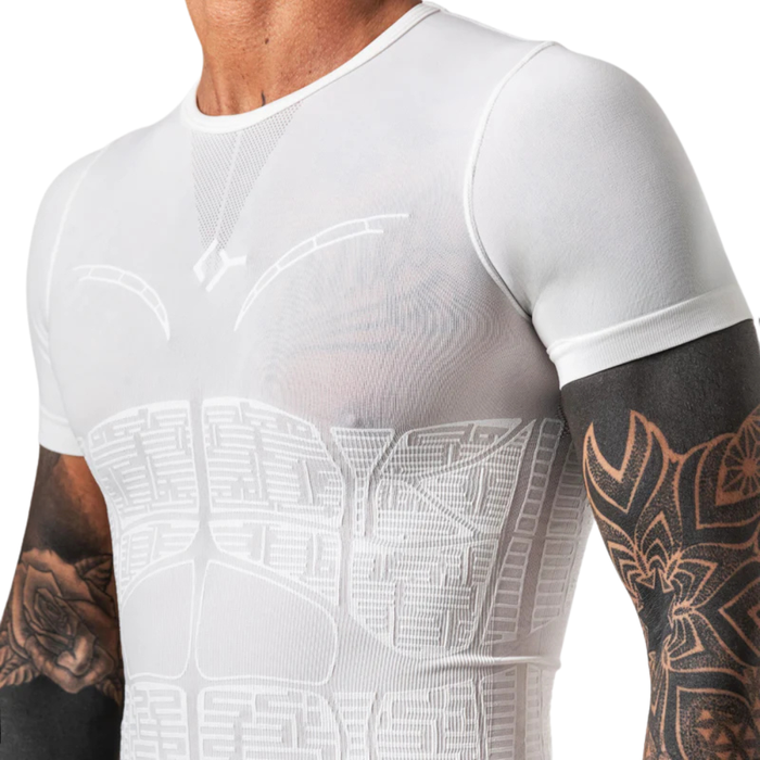 T-shirt de Compression Floky Oxy-Gen Blanc - Esprit Padel Shop