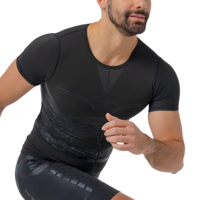T-shirt de Compression Floky Oxy-Gen Noir - Esprit Padel Shop
