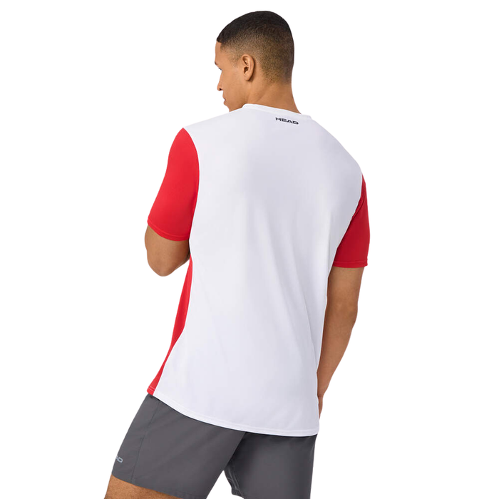 T-shirt Head Club Tech Rouge - Esprit Padel Shop