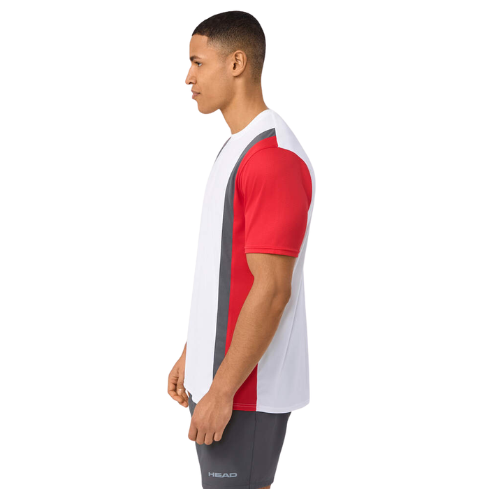 T-shirt Head Club Tech Rouge - Esprit Padel Shop