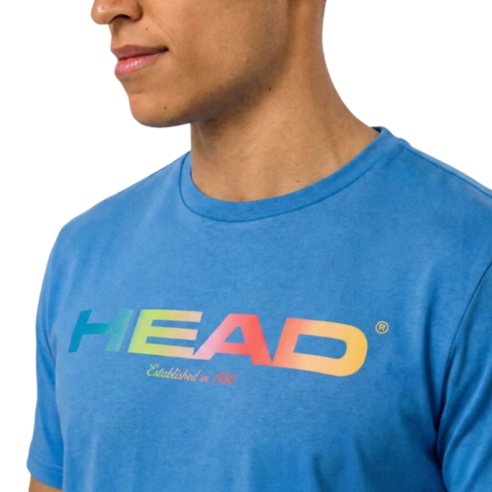 T-shirt Head Rainbow Bleu Clair - Esprit Padel Shop