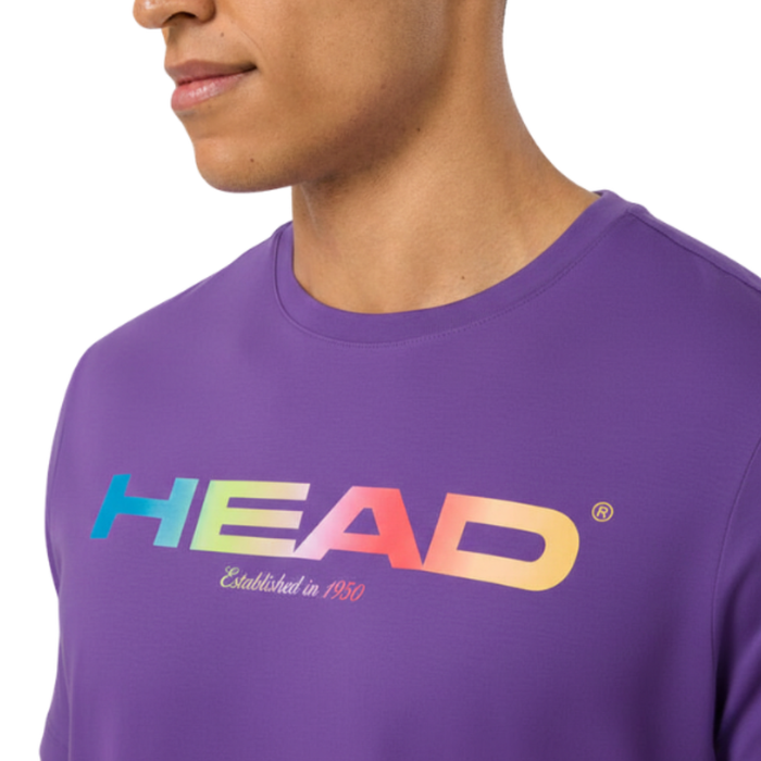 T-shirt Head Rainbow Violet - Esprit Padel Shop