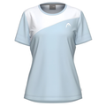 T-shirt Head Tie-Break Blanc/Bleu Femme - Esprit Padel Shop