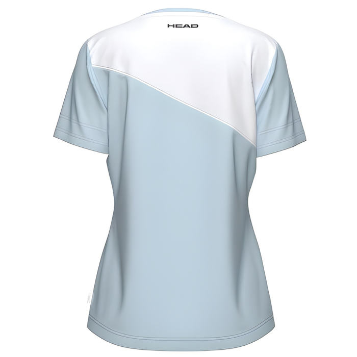 T-shirt Head Tie-Break Blanc/Bleu Femme - Esprit Padel Shop