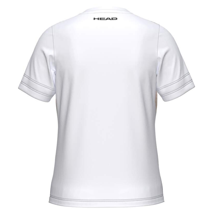 T-shirt Head Tie-Break ll Blanc/Bleu Junior Girl - Esprit Padel Shop