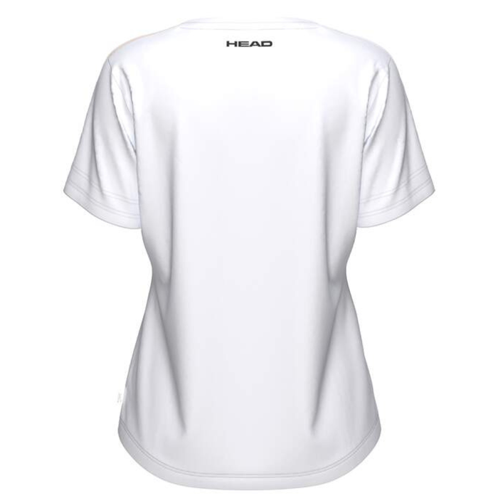 T-shirt Head Tie-Break ll Blanc/Rose Femme - Esprit Padel Shop