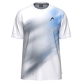 T-Shirt Head Topspin Blanc/Bleu Marine - Esprit Padel Shop