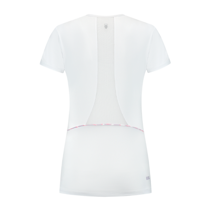 T-shirt K-Swiss Advantage Tee Blanc Femme - Esprit Padel Shop