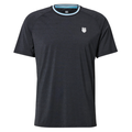T-shirt K-Swiss Hypercourt Melange Crew Noir - Esprit Padel Shop