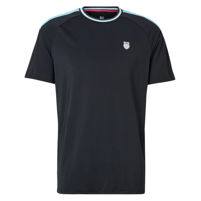 T-shirt K-Swiss Hypercourt Mesh Crew 5 Noir - Esprit Padel Shop