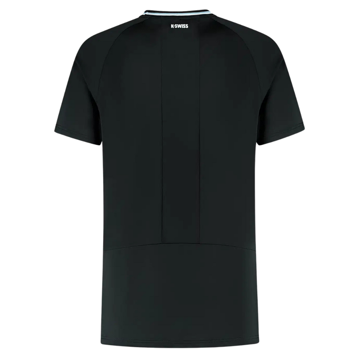 T-shirt K-Swiss Hypercourt Mesh Crew 5 Noir - Esprit Padel Shop