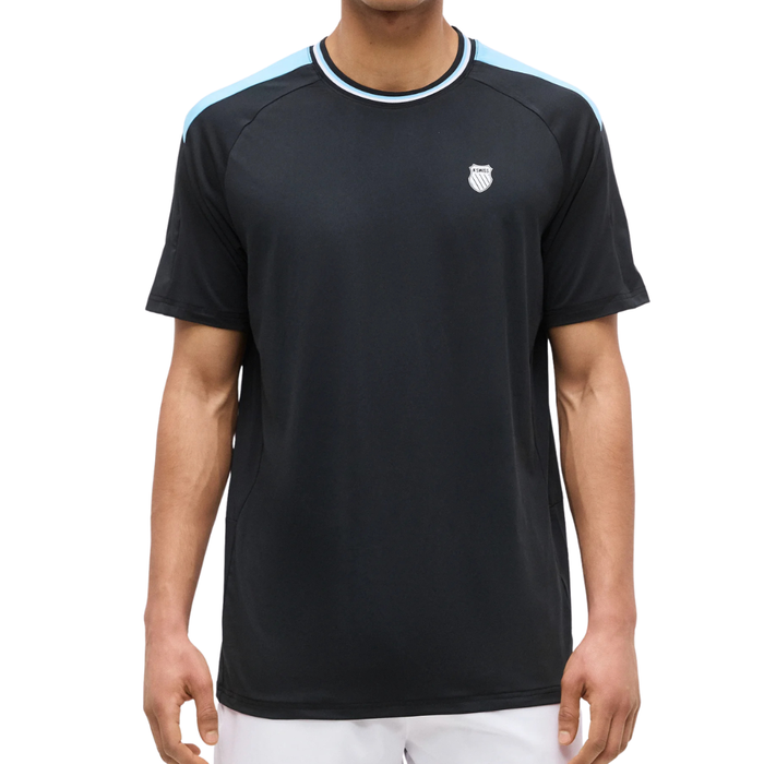 T-shirt K-Swiss Hypercourt Mesh Crew 5 Noir - Esprit Padel Shop