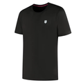 T-shirt K-Swiss Hypercourt Tee Jacquard Noir - Esprit Padel Shop