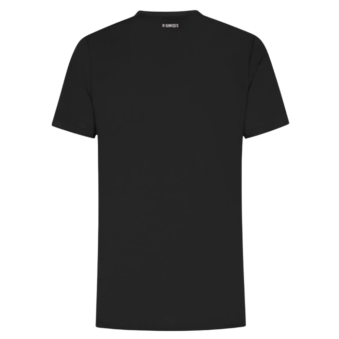 T-shirt K-Swiss Hypercourt Tee Jacquard Noir - Esprit Padel Shop