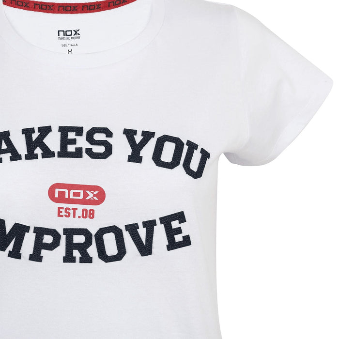 T-shirt Nox Basic Femme Blanc - Esprit Padel Shop