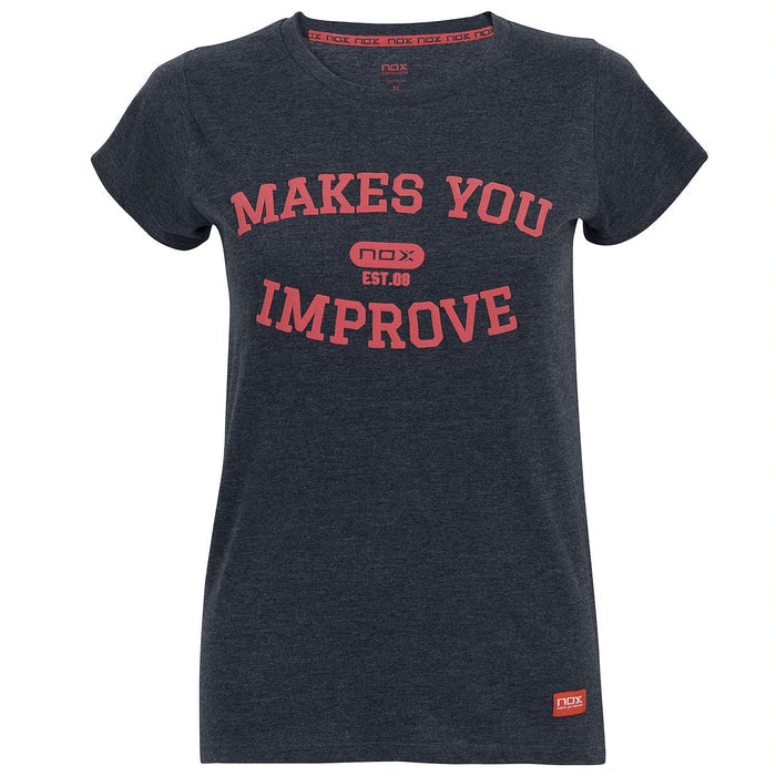 T-shirt Nox Basic Femme Bleu Marine - Esprit Padel Shop