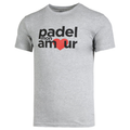 T-shirt Padel Mon Amour Coton Gris - Esprit Padel Shop