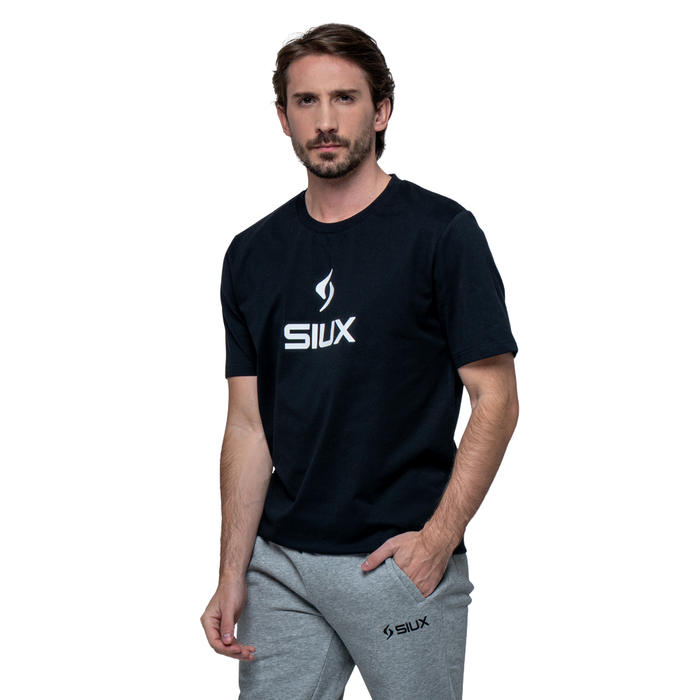 T-shirt Siux Basic Noir Unisexe - Esprit Padel Shop