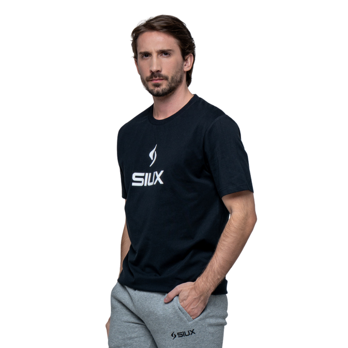 T-shirt Siux Basic Noir Unisexe - Esprit Padel Shop