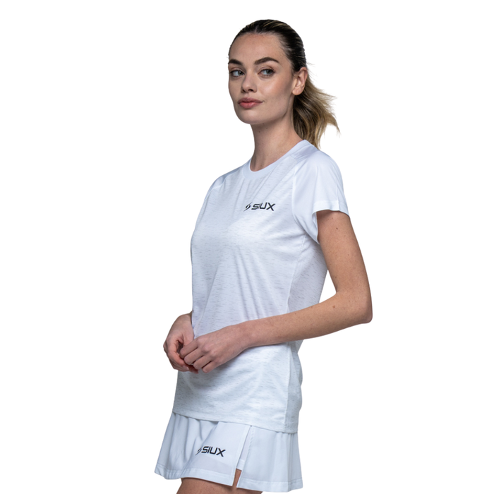 T-shirt Siux Club Blanc Femme - Esprit Padel Shop