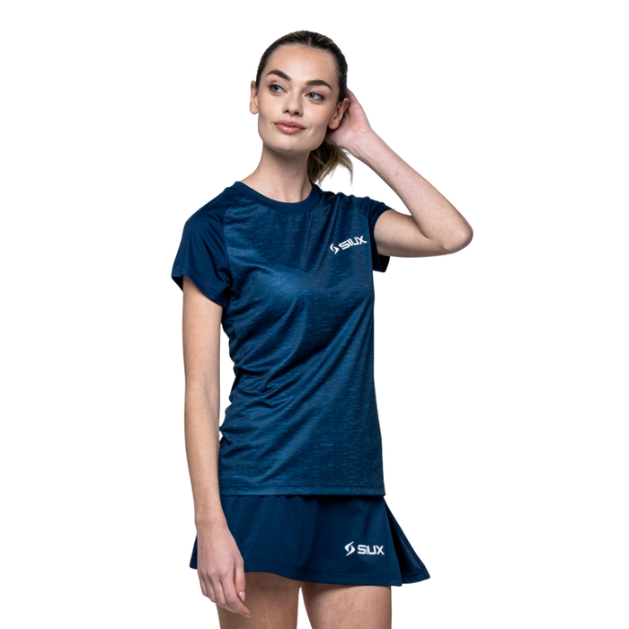 T-shirt Siux Club Bleu Marine Femme - Esprit Padel Shop