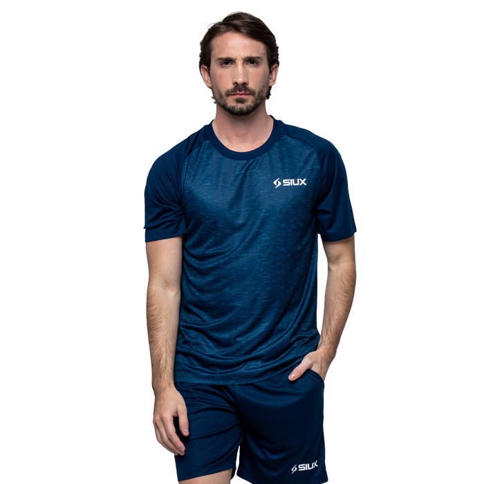 T-shirt Siux Club Bleu Marine - Esprit Padel Shop