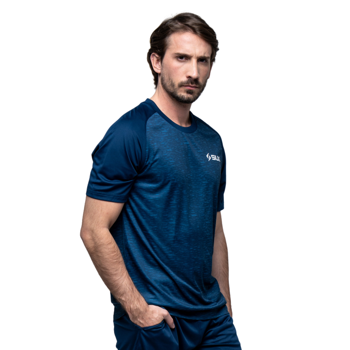 T-shirt Siux Club Bleu Marine - Esprit Padel Shop