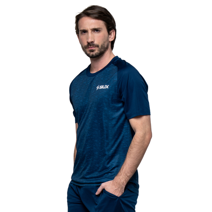 T-shirt Siux Club Bleu Marine - Esprit Padel Shop