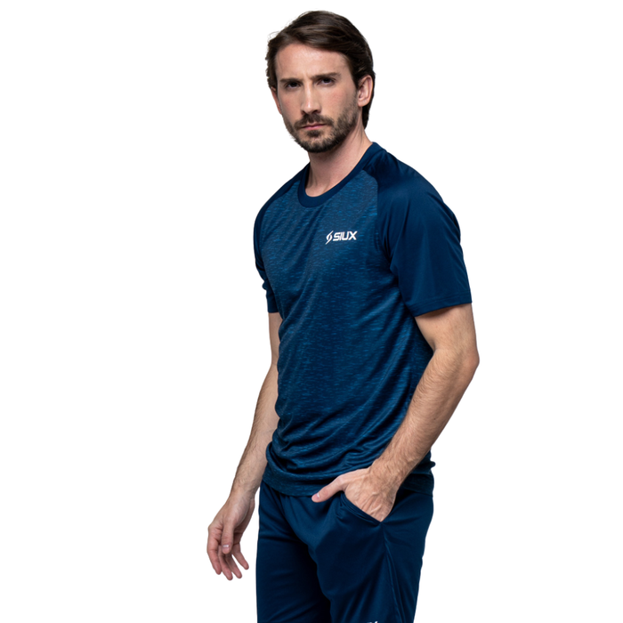 T-shirt Siux Club Bleu Marine - Esprit Padel Shop