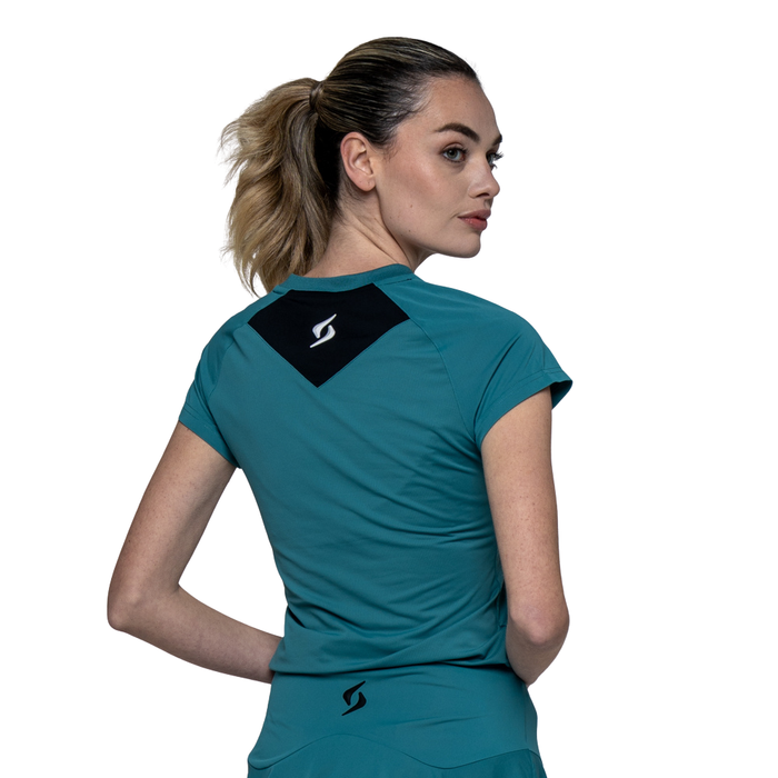 T-shirt Siux Match Bleu Femme - Esprit Padel Shop