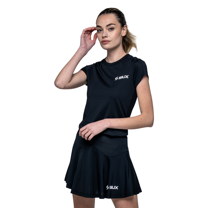 T-shirt Siux Match Noir Femme - Esprit Padel Shop