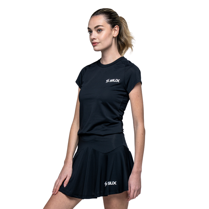 T-shirt Siux Match Noir Femme - Esprit Padel Shop