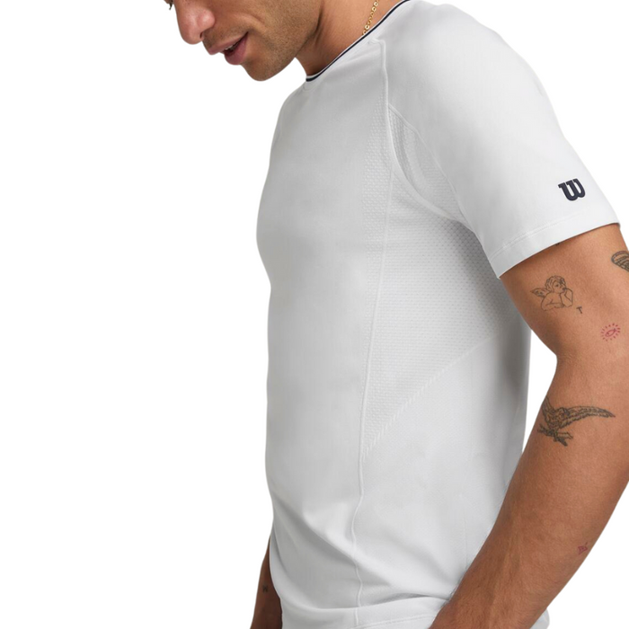 T-shirt Wilson Seamless Crew Blanc - Esprit Padel Shop