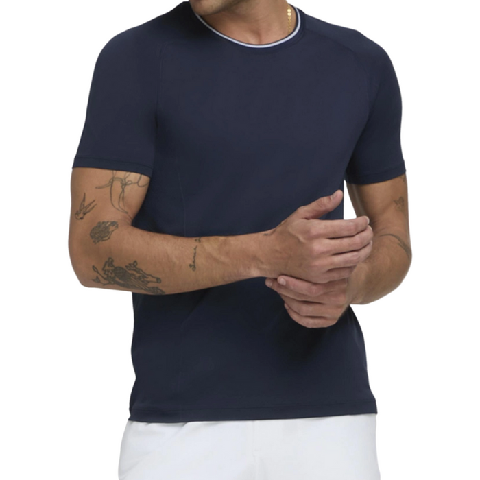 T-shirt Wilson Seamless Crew Bleu Marine - Esprit Padel Shop