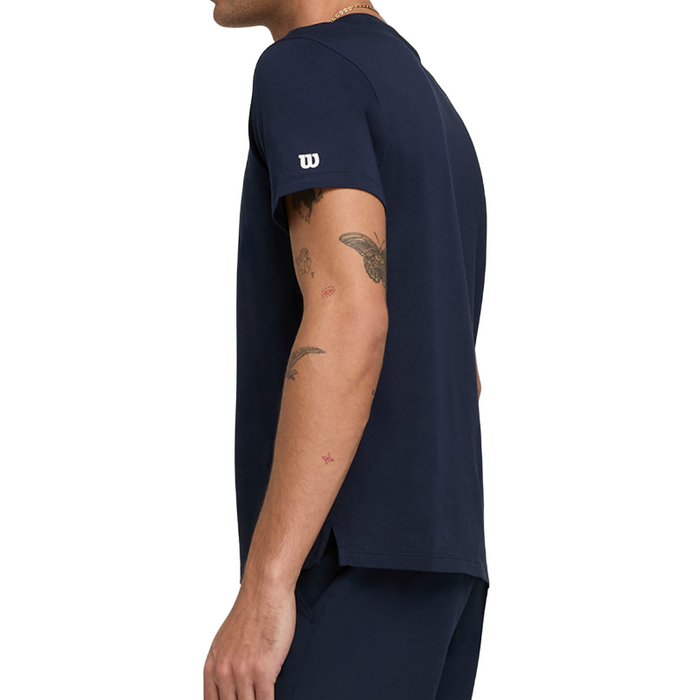 T-shirt Wilson Team Graphic Tee Bleu Marine - Esprit Padel Shop