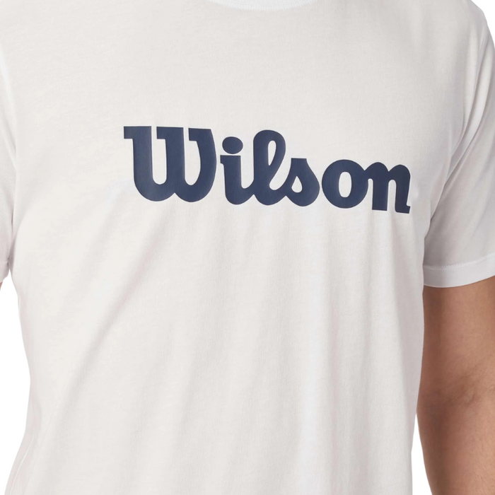 T-shirt Wilson Team Graphic Tee Script Blanc - Esprit Padel Shop
