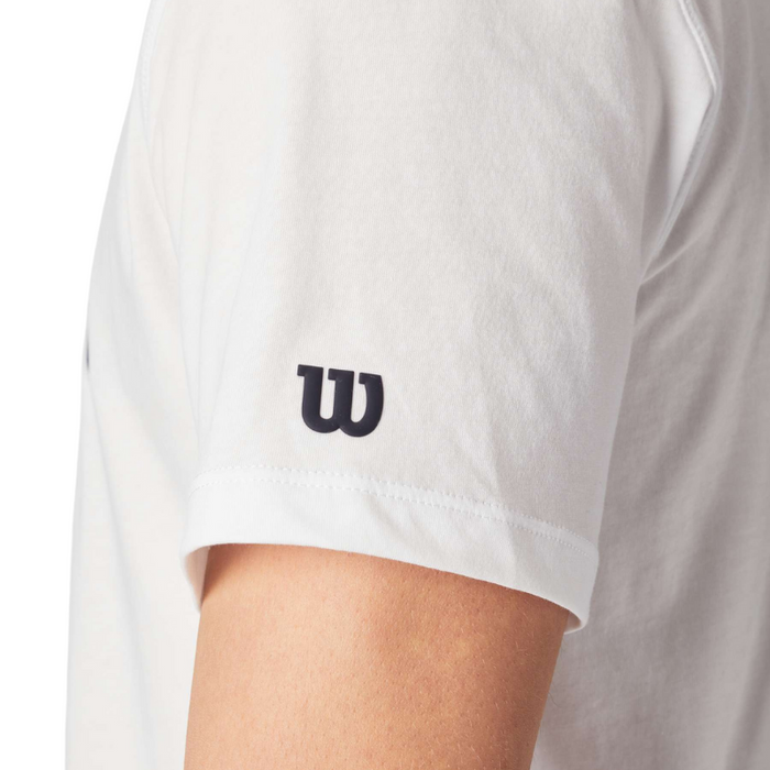 T-shirt Wilson Team Graphic Tee Script Blanc - Esprit Padel Shop