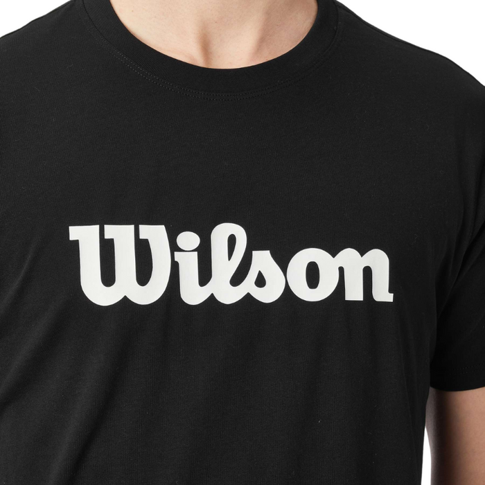 T-shirt Wilson Team Graphic Tee Script Noir - Esprit Padel Shop