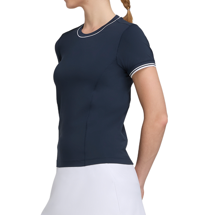 T-shirt Wilson Team Seamless Tee Bleu Marine Femme - Esprit Padel Shop