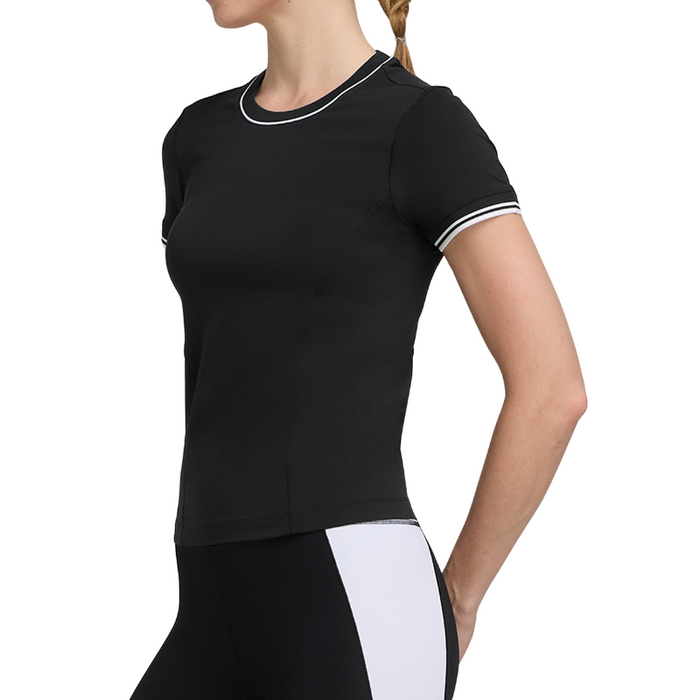 T-shirt Wilson Team Seamless Tee Noir Femme - Esprit Padel Shop
