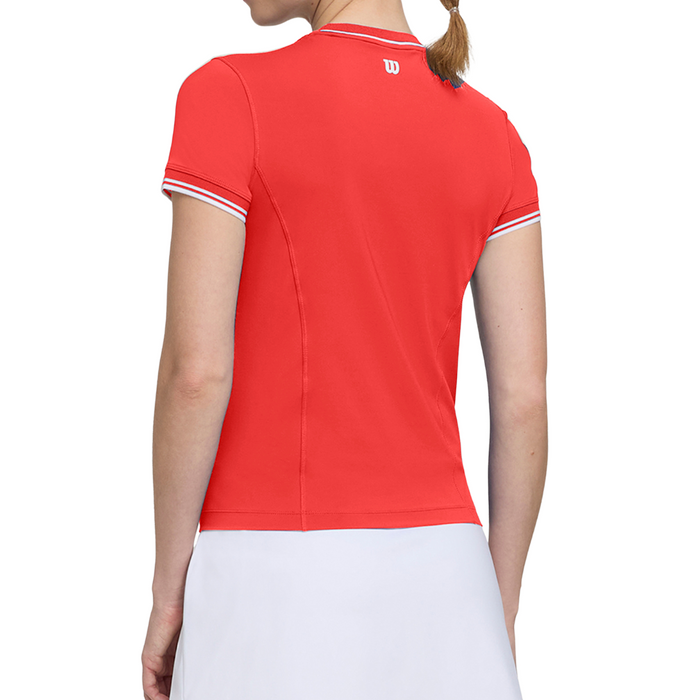 T-shirt Wilson Team Seamless Rouge Femme - Esprit Padel Shop