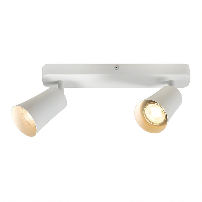 Telbix Alvey GU10 2 Light Spotlight in White | The Blue Space