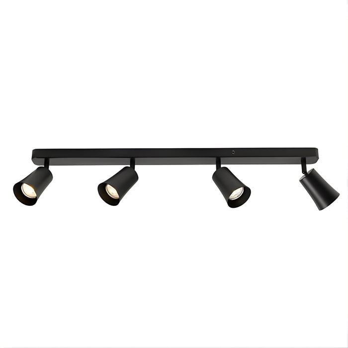 Telbix Alvey GU10 4 Light Spotlight in Black | The Blue Space