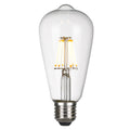 Telbix ES 8W LED ST64 Pilot Globe - Warm White in Clear | Globes online at The Blue Space
