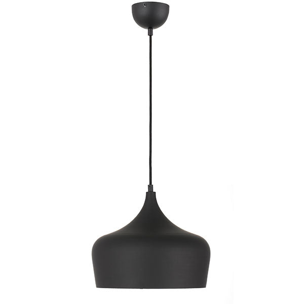 Telbix Polk ES 30cm Pendant Black | The Blue Space