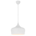Telbix Polk ES 30cm Pendant White | The Blue Space