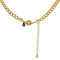 The Paris Chain Necklace With Seaview Moon Magnetic Closure (Goldtone)